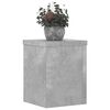 vidaXL Plant Stands 2 pcs Concrete Grey 15x15x20 cm Engineered Wood