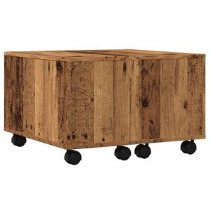 vidaXL Coffee Table Old Wood 60x60x38 cm Engineered Wood