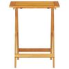 vidaXL Folding Bistro Set Folding 3 pcs Brown Solid Acacia Wood