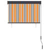 vidaXL Outdoor Roller Blind 100x250 cm Yellow and Blue