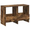 vidaXL Magazine Rack Smoked Oak 68.5 x 30 x 45 cm