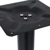 vidaXL Bistro Table Leg Black 76x76x107 cm Cast Iron
