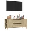 vidaXL TV Cabinet Sonoma Oak 102x44.5x50 cm Engineered Wood