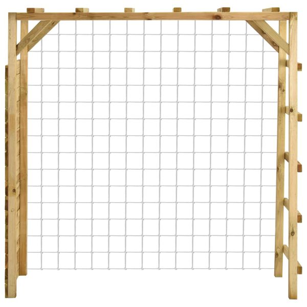 vidaXL Cimbing Frame with Football Goal 170x60x170 cm Impregnated Pinewood
