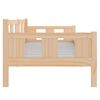 vidaXL Day Bed without Mattress Solid Wood Pine 90x200 cm
