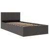 vidaXL Hydraulic Storage Bed Frame without Mattress Dark Grey 100x200cm