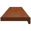 vidaXL Window Sill Brown Wood 120 x 20 x 4.5 cm PVC