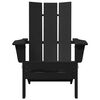 vidaXL Garden Chair 2 pcs Black 80.5 x 74.5 x 92 cm Polyethylene