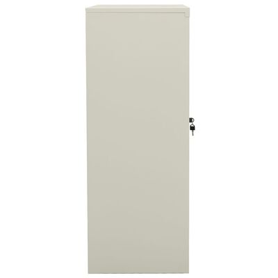 vidaXL Office Cabinet Light Grey 90x40x105 cm Steel