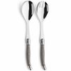 Lou Laguiole 2 Piece Salad Serving Set "Tradition" Brown