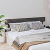 vidaXL Bed Headboard Grey 204x3x81 cm Solid Wood Pine