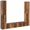 vidaXL Wall Mounted TV cabinets 6 pcs Old Wood Engineered Wood
