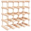 vidaXL Wine Rack for 20 Bottles 46.5x23x46.5 cm Solid Wood Pine