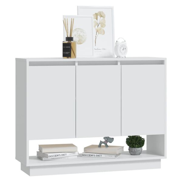 vidaXL Sideboard White 97x31x75 cm Engineered Wood