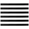 vidaXL Self-adhesive Door Brush Seals 6 pcs 100 cm Aluminium Alloy