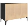 vidaXL TV Cabinet Set Black 69.5 x 30 x 50 cm Engineered Wood