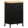 vidaXL Sideboard 47x35x76 cm Rough Mango Wood