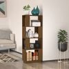 vidaXL Book Cabinet/Room Divider Honey Brown 51x25x132 cm Solid Wood Pine