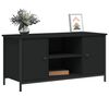 vidaXL TV Cabinet Black 100x40x50 cm Engineered Wood