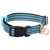 vidaXL Dog Harness with Lead & Collar Adjustable Blue S