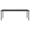 vidaXL 9 Piece Outdoor Dining Set Steel
