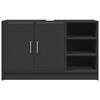 vidaXL Sink Cabinet Black 90x29x55 cm Engineered Wood
