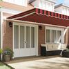 vidaXL Retractable Awning Manual Orange and Brown 600 x 300 cm