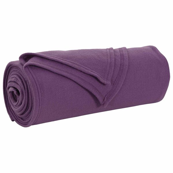 vidaXL Throw Blankets 6 pcs Purple 270 x 240 cm Fleece