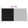 Patio Terrace Side awning 160 x 300 cm Black