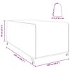 vidaXL Outdoor Furniture Cover 205 x 100 x 70 cm 210D Oxford Fabric