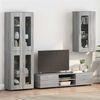 vidaXL Wall-mounted Cabinet with Shelf Grey sonoma 55 x 29 x 100 cm