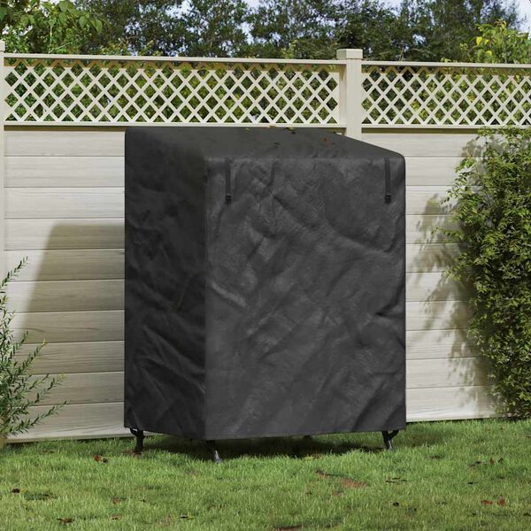vidaXL Outdoor Swing Cover Black 120 x 90 x 155 cm 600D Oxford Fbric