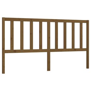 vidaXL Bed Headboard Honey Brown 186x4x100 cm Solid Wood Pine