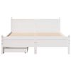 vidaXL Bed Frame without Mattress White 120x190 cm Small Double Solid Wood Pine