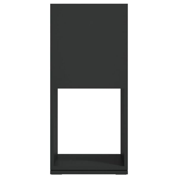vidaXL Rotating Cabinet Black 34.5x34.5x75.5 cm Engineered Wood