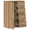 vidaXL Sideboard Artisan Oak 60 x 31 x 84 cm Engineered Wood