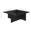 vidaXL Coffee Table High Gloss Black 79.5x79.5x30 cm Engineered Wood