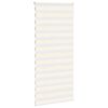 vidaXL Zebra Blind Marble Beige 100x230 cm Fabric Width 95.9 cm Polyester