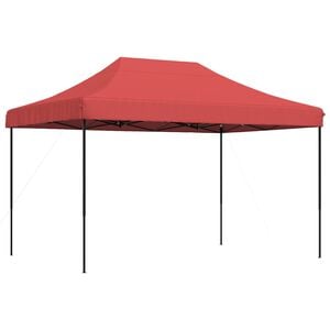 vidaXL Party Tent Folding Burgundy 279 x 410 x 315 cm Oxford Fabric