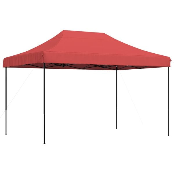 vidaXL Party Tent Folding Burgundy 279 x 410 x 315 cm Oxford Fabric