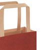 vidaXL Paper Bags 250 pcs with Handles Red 32x22x28 cm