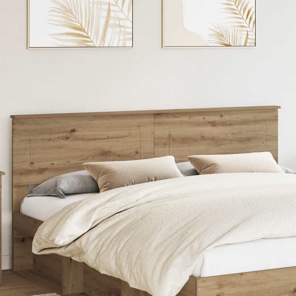 vidaXL Headboard Artisan Oak 200 cm Engineered wood