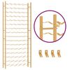 vidaXL Wine Rack for 96 Bottles Gold Metal