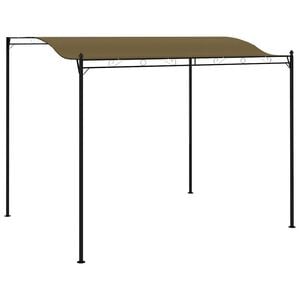 vidaXL Sunshade Awning 3x2.4 m Taupe 180 g/m&sup2;