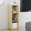 vidaXL TV Cabinet Sonoma Oak 107x35x37 cm Engineered Wood
