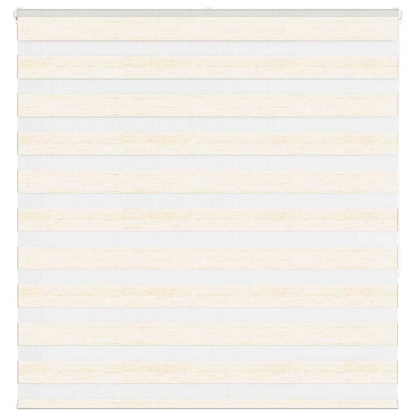 vidaXL Zebra Blind Marble Beige 150x150 cm Fabric Width 145.9 cm Polyester