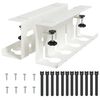 vidaXL Under Desk Cable Management Tray 2 pcs White 43 x 10 x 15 cm