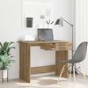 vidaXL Desk with Drawer Artisan Oak 100 x 50 x 76 cm Engineered Wood