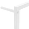 vidaXL Towel Rack White 45x10x115 cm Steel