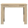 vidaXL Desk Sonoma Oak 100x45x75 cm Engineered Wood